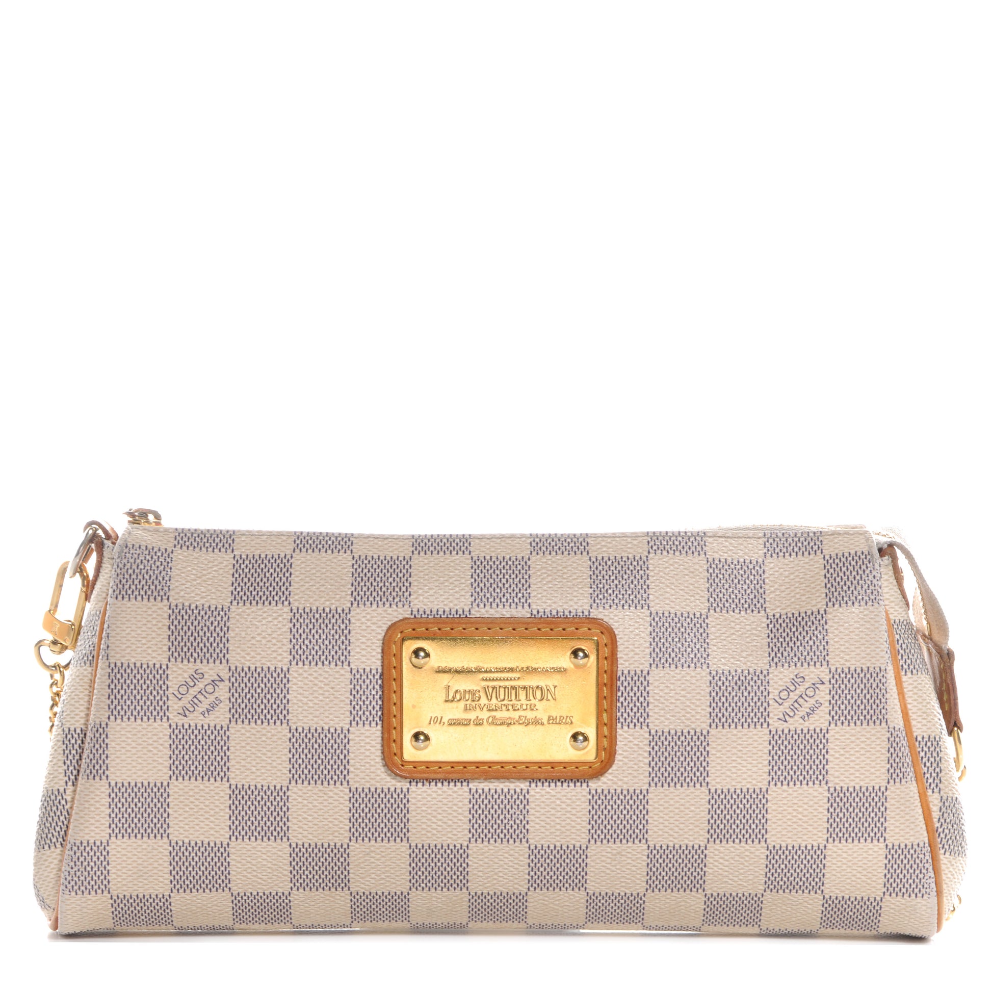 Louis Vuitton Damier Azur Eva Clutch 1 of 8