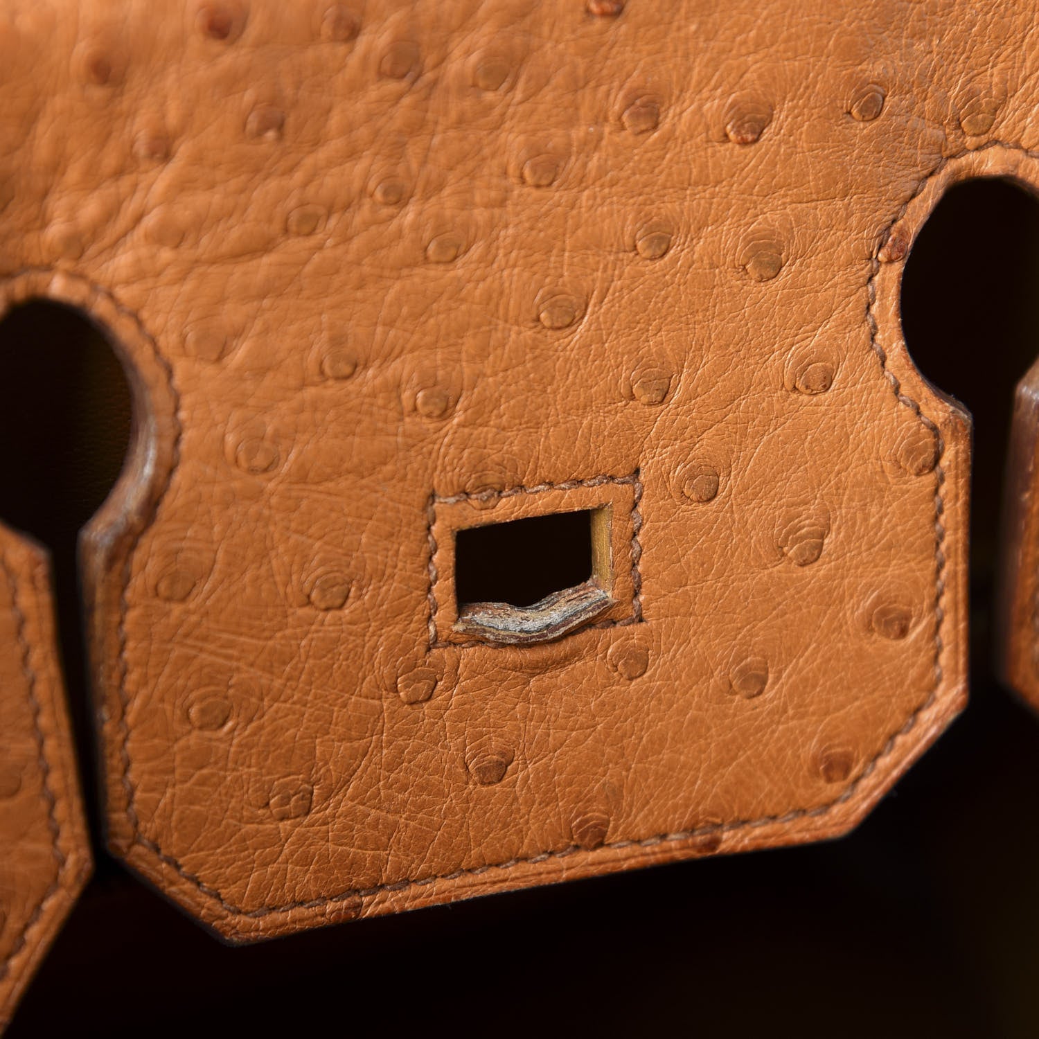 Hermes Ostrich HAC Birkin 32 Gold 18 of 20