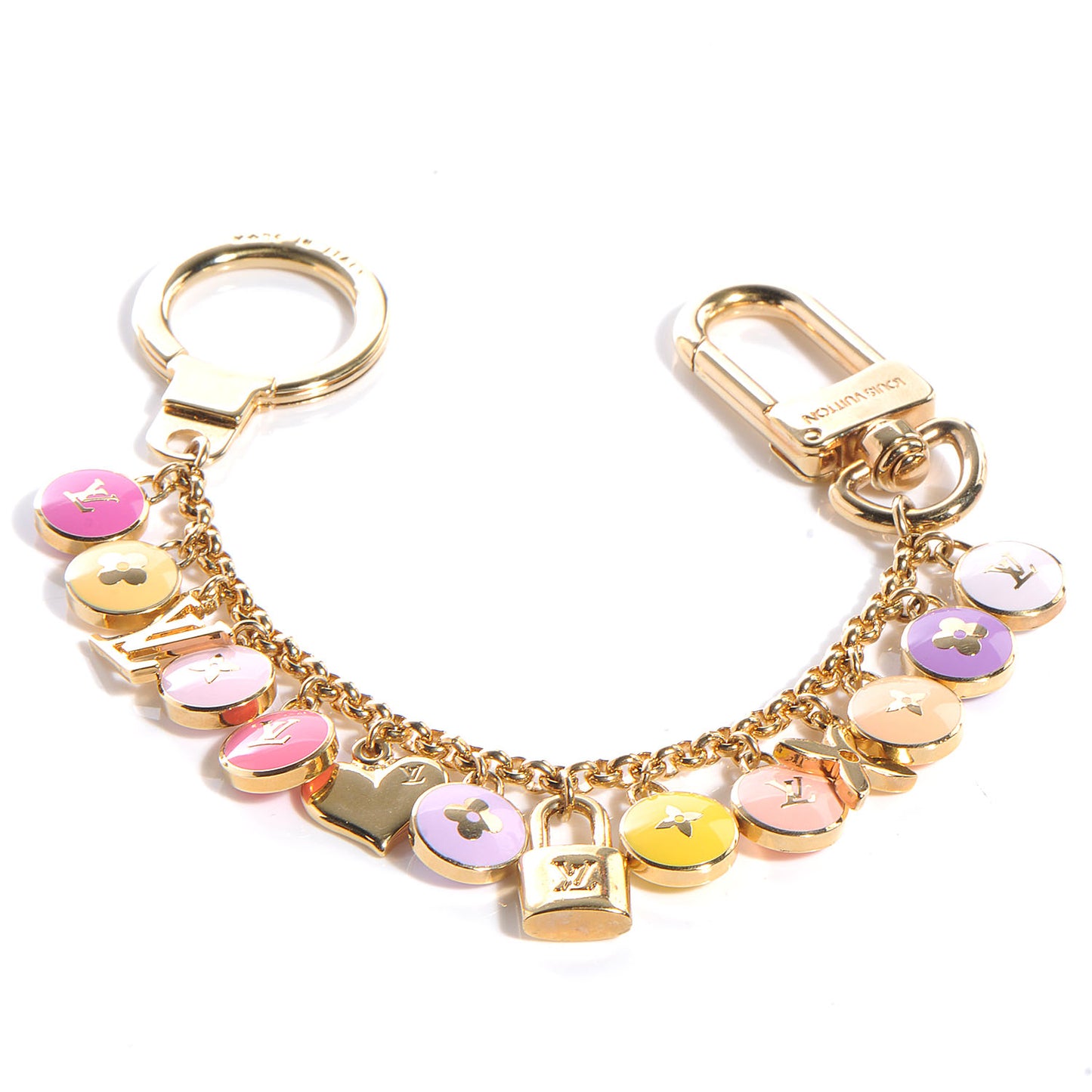 Pastilles Key Chain Bag Charm Multicolor