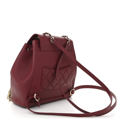 Chanel Caviar Quilted Business Affinity Backpack Burgundy 3 of 11