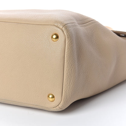 Prada Vitello Daino Side Pocket Tote Sabbia 13 of 17