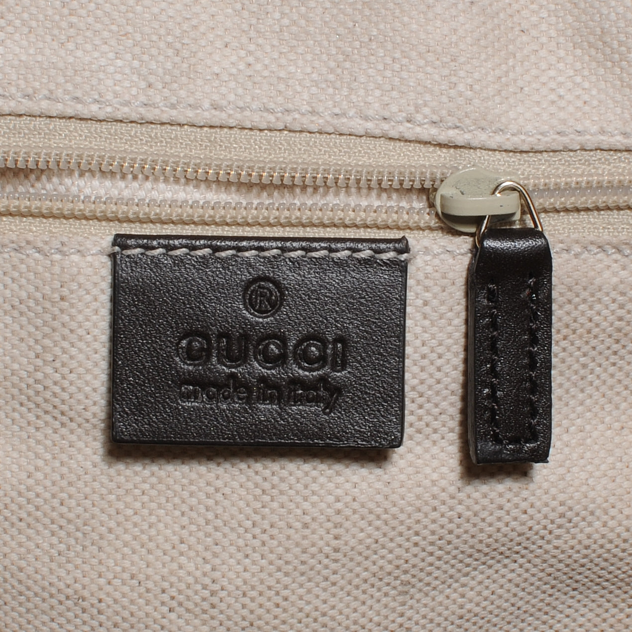 Monogram Large Sukey Top Handle Bag Beige Dark Brown