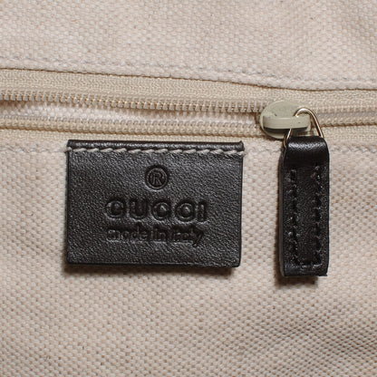 Gucci Monogram Large Sukey Top Handle Bag Beige Dark Brown 6 of 7
