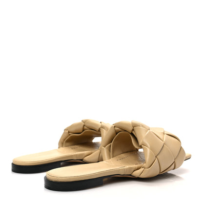 Bottega Veneta Nappa Maxi Intrecciato Lido Flat Sandals 39 Cane Sugar 4 of 7
