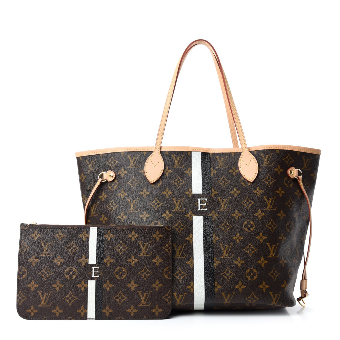 Monogram My LV Heritage Neverfull MM Black White