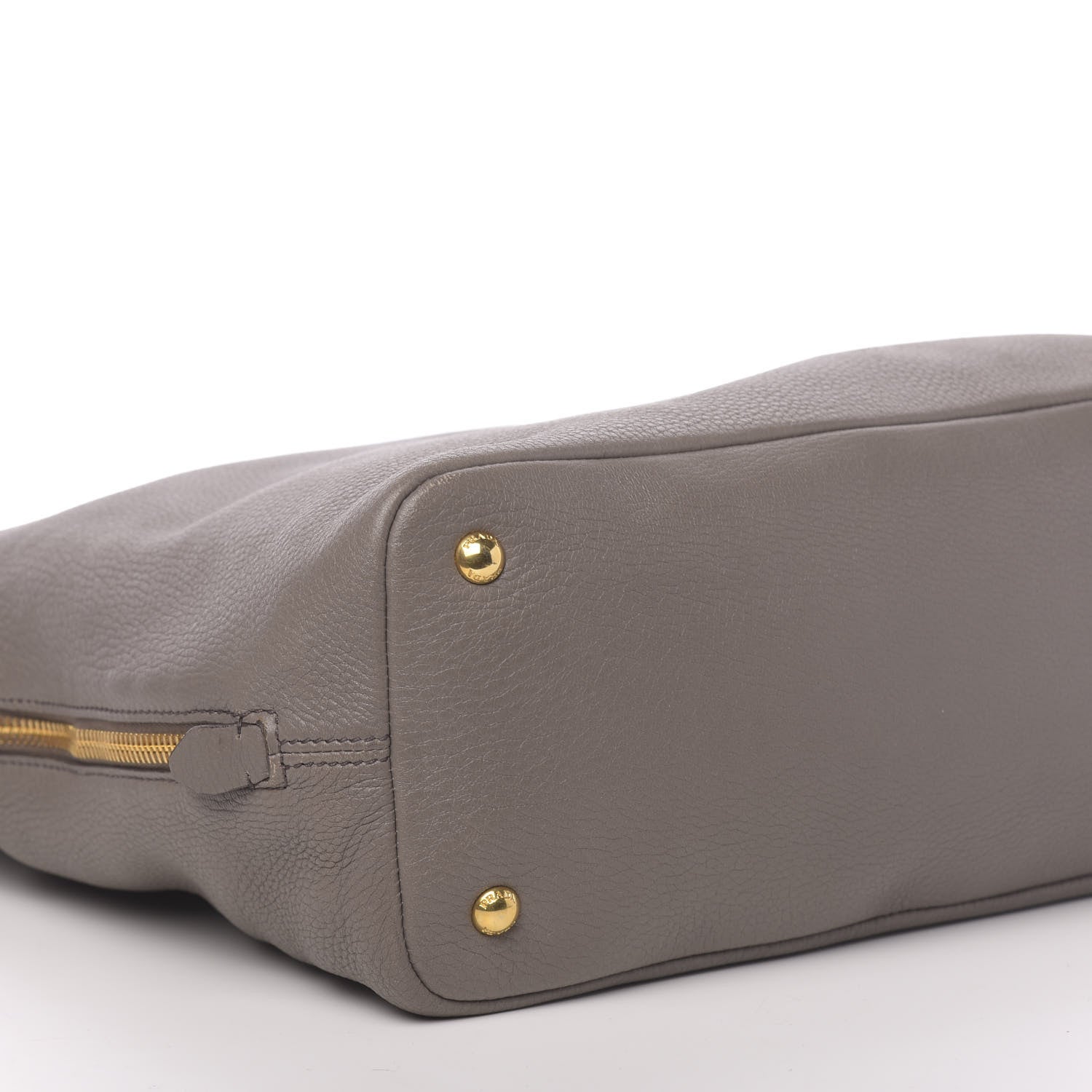 Prada Cervo Deerskin Side Zip Tote Argilla 7 of 8