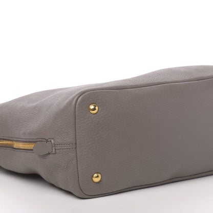Prada Cervo Deerskin Side Zip Tote Argilla 7 of 8