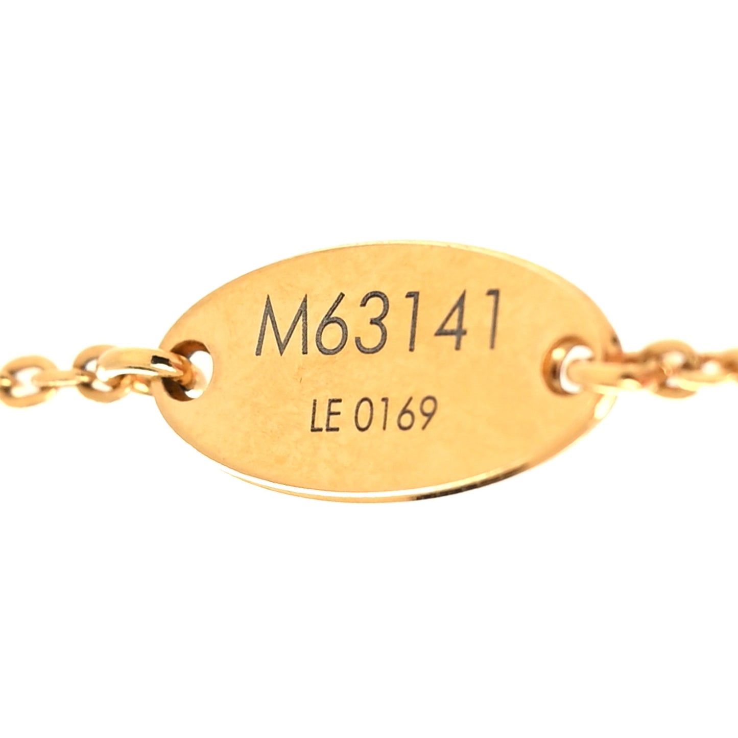 Nanogram Name Tag Necklace Gold