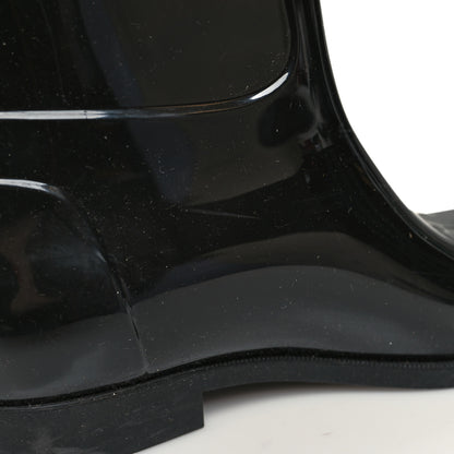 Louis Vuitton Rubber Embossed Monogram Drops High Rain Boots 36 Black 7 of 7