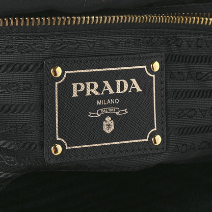 Prada Tessuto Nylon Teddy Bear Tote Black 5 of 12