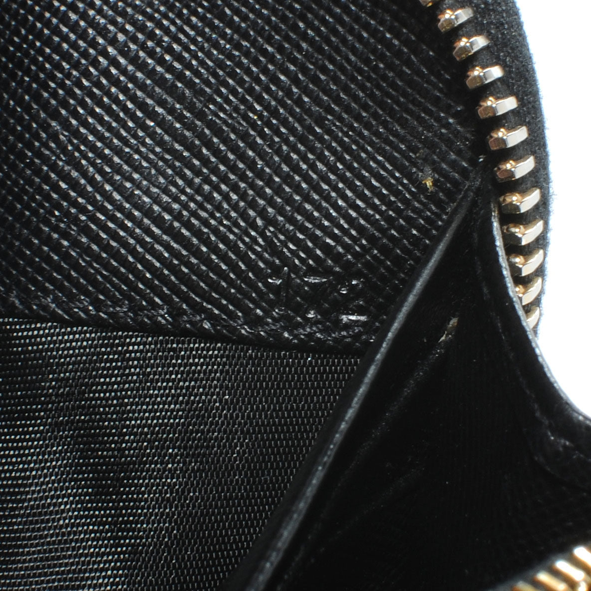 Prada Saffiano Zip Around Wallet Nero Black 10 of 10