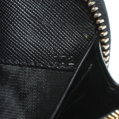 Prada Saffiano Zip Around Wallet Nero Black 10 of 10