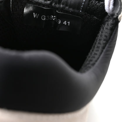 Chanel Mesh Suede Calfskin Grained Calfskin Womens CC Sneakers 41 White Black 8 of 8