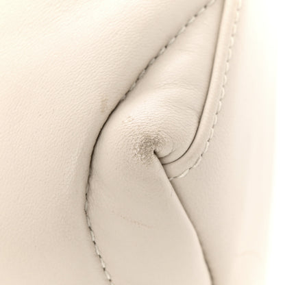Saint Laurent Lambskin Quilted Small Loulou Puffer Monogram Chain Satchel Crema Soft 12 of 17