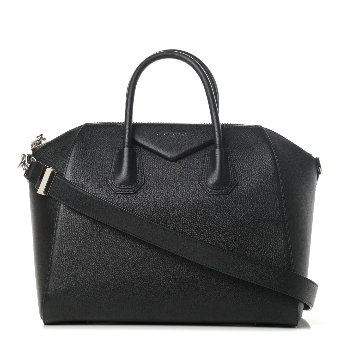 Sugar Goatskin Medium Antigona Black