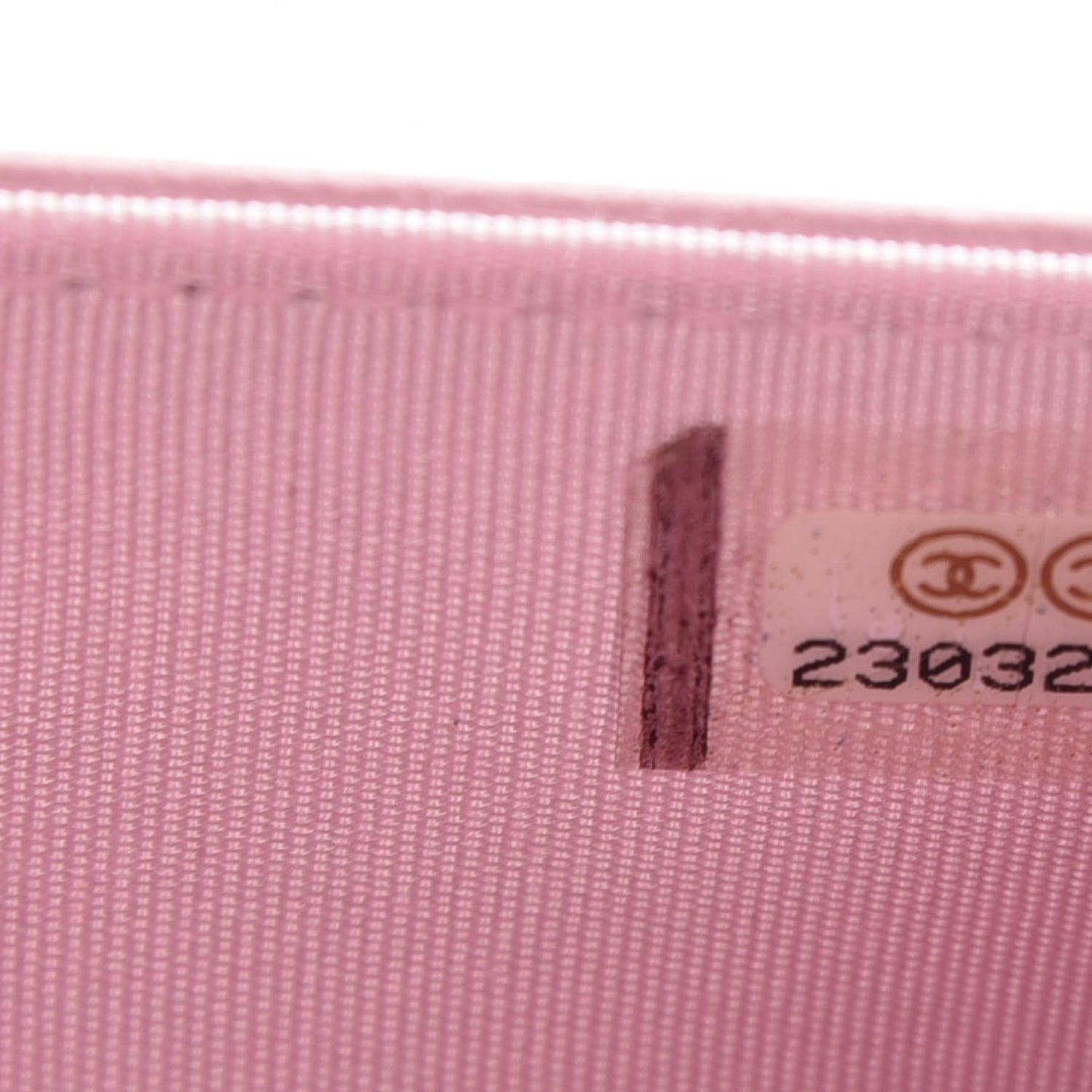 Calfskin Crystal Studded Boy Wallet On Chain WOC Pink