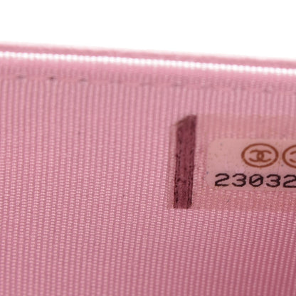 Chanel Calfskin Crystal Studded Boy Wallet On Chain WOC Pink 8 of 13