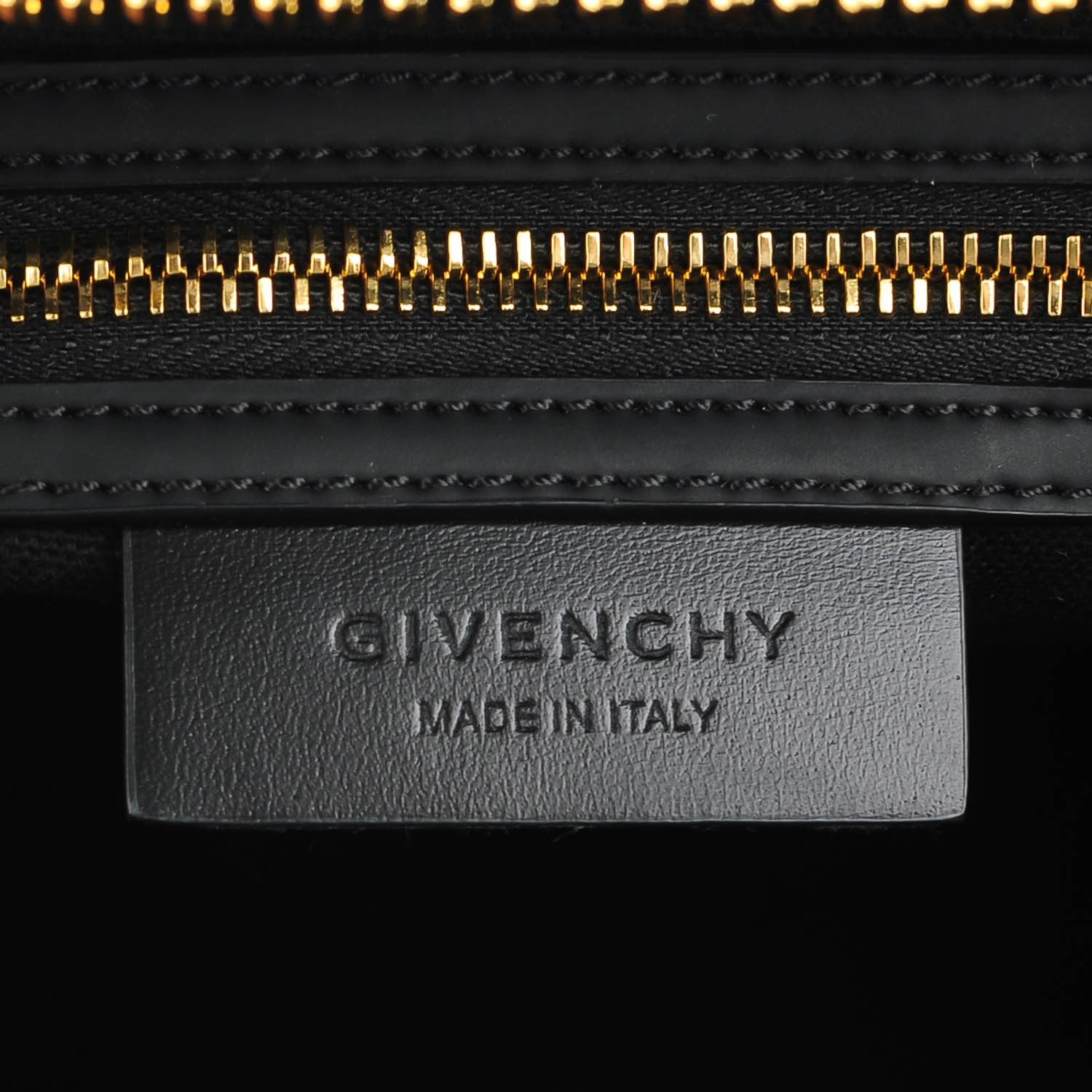 Givenchy Rubber Effect Calfskin Medium Antigona Black 6 of 7