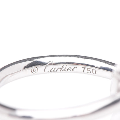 Cartier 18K White Gold Entrelaces Ring 46 3.75 4 of 5