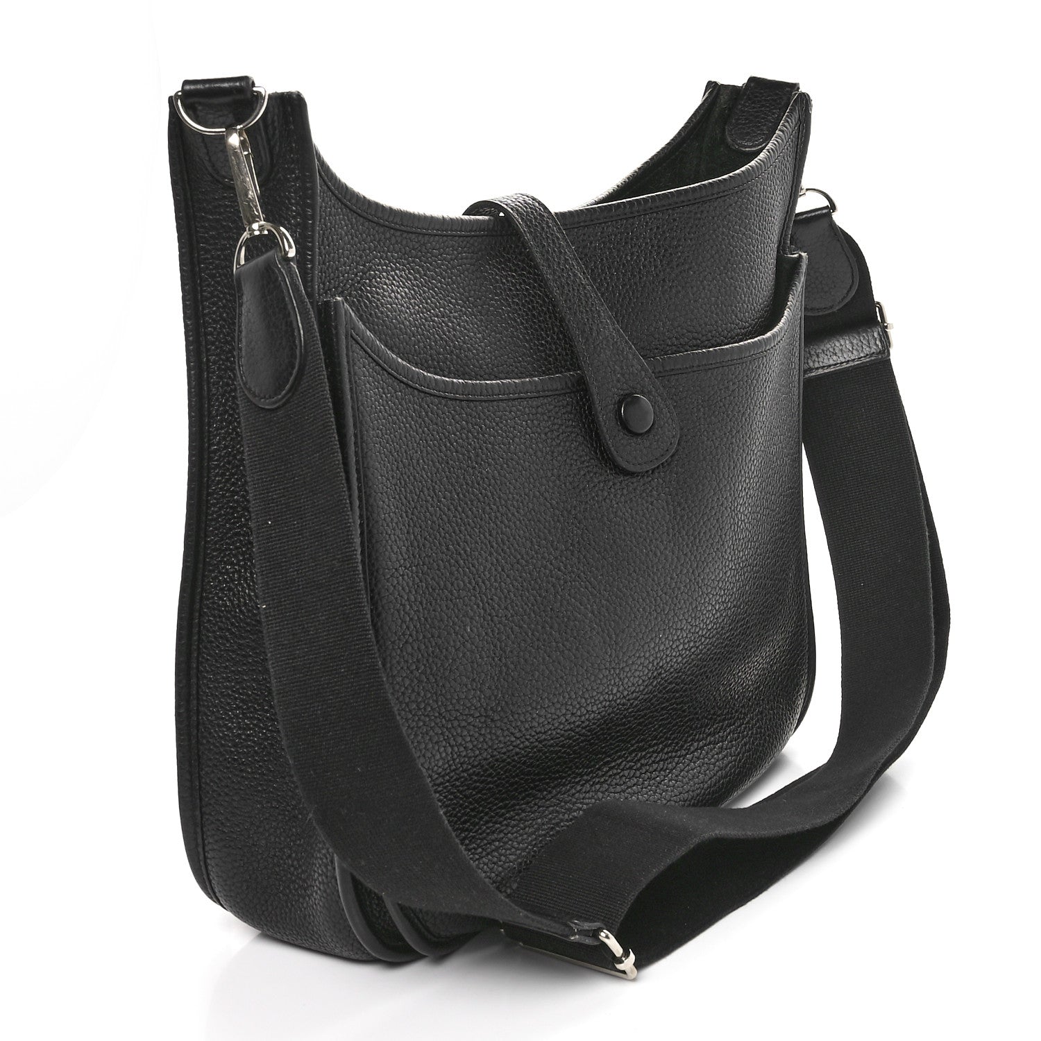 Hermes Taurillon Clemence Evelyne III GM Black 3 of 12