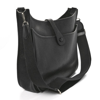 Hermes Taurillon Clemence Evelyne III GM Black 3 of 12