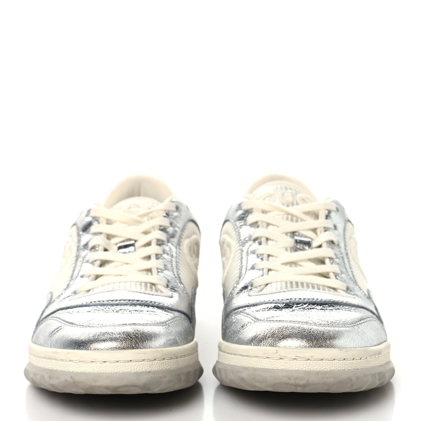 Metallic Nappa MAC80 Womens Sneakers 39 Silver