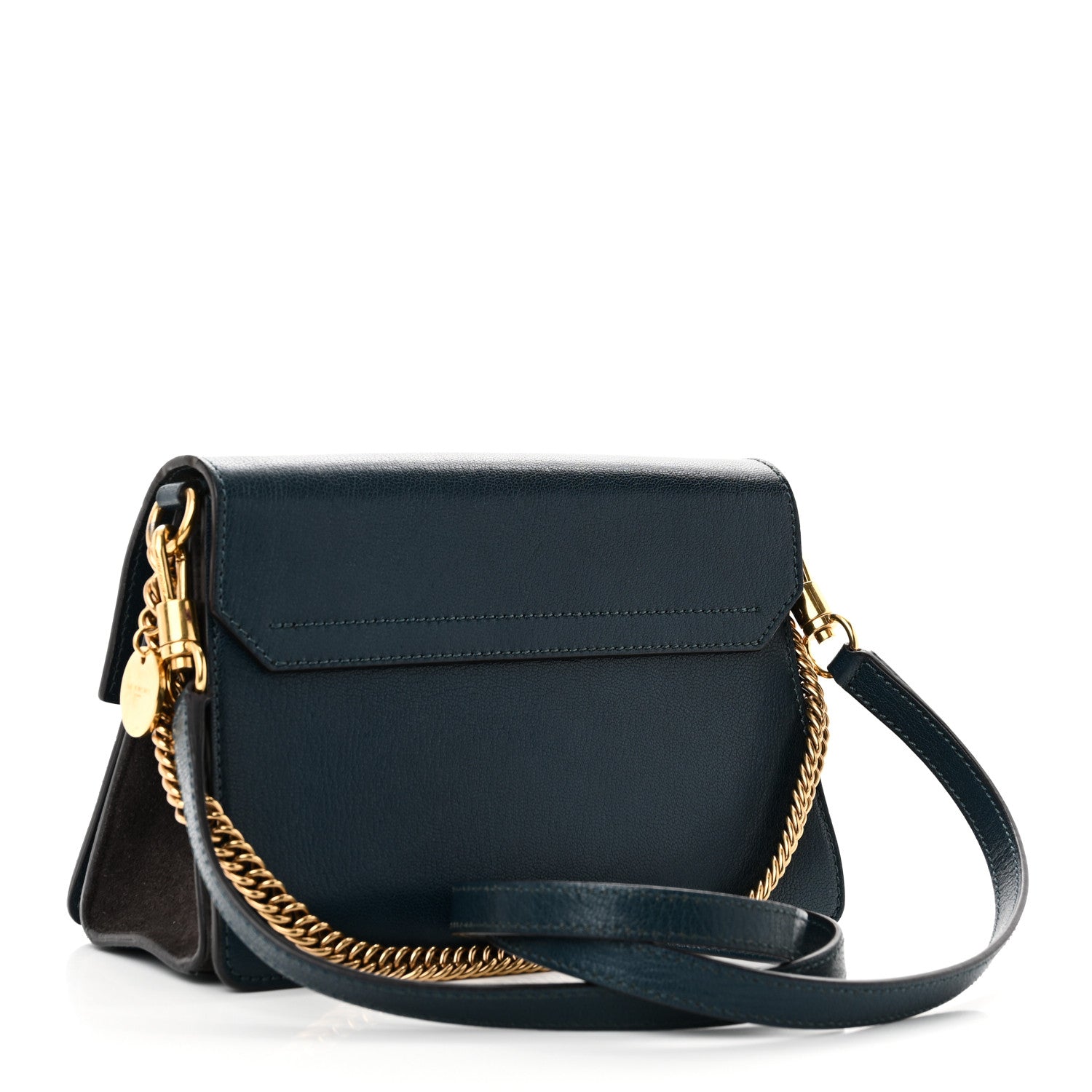 Givenchy Goatskin Suede Small GV3 Shoulder Bag Blue Black 3 of 9