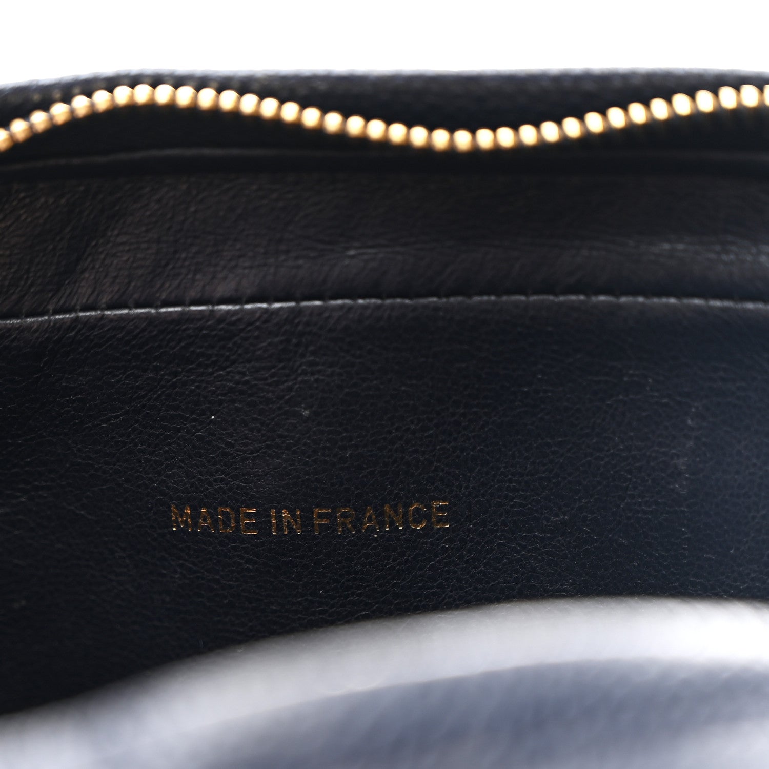 Chanel Caviar Quilted CC Shoulder Bag Navy 7 of 12