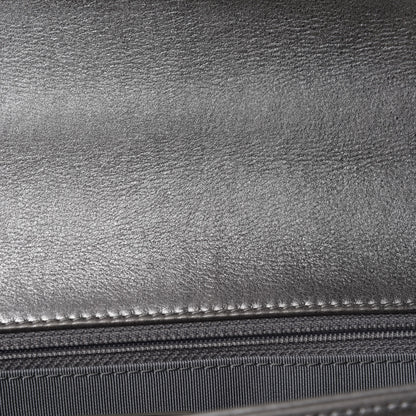 Chanel Metallic Calfskin Quilted Large Boy Flap Silver 11 of 14