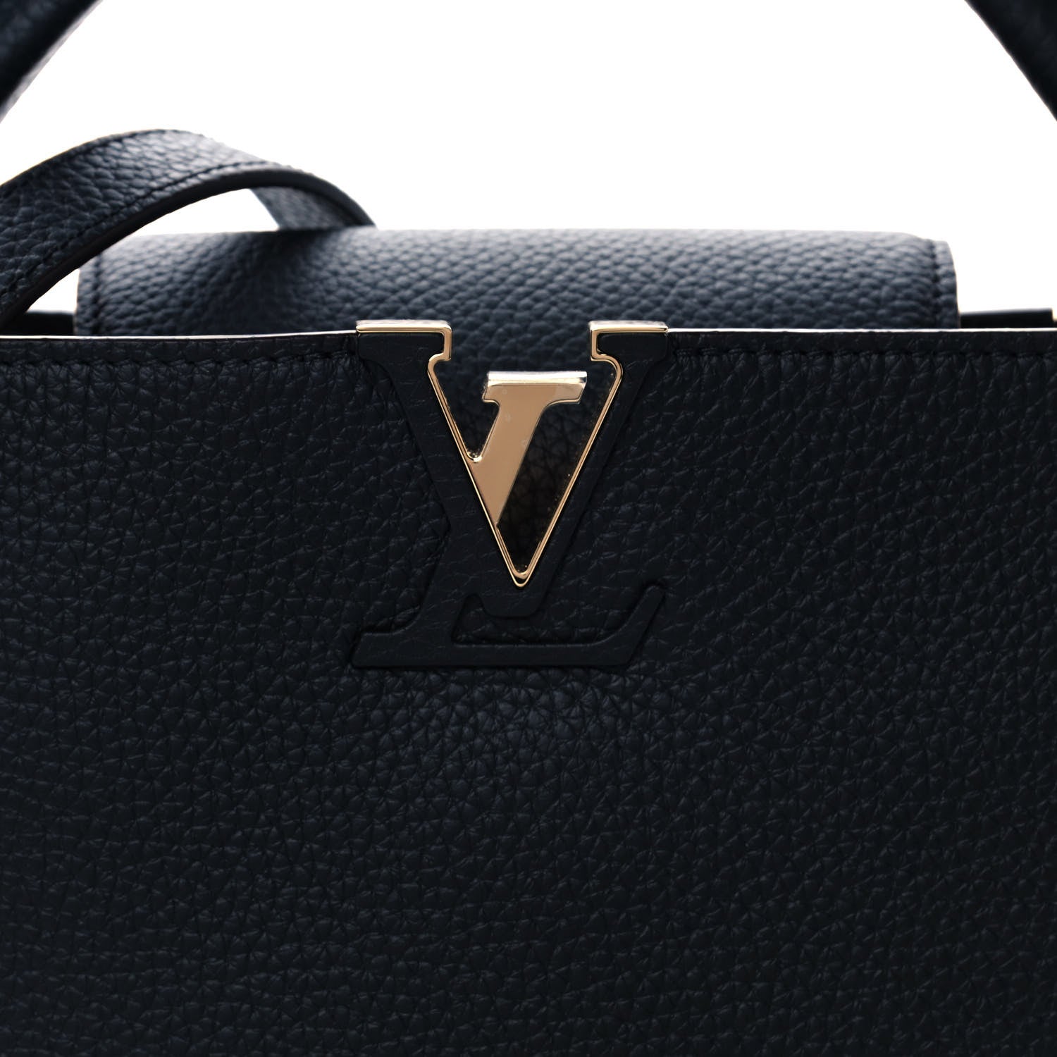 Louis Vuitton Taurillon Capucines BB Black 7 of 9