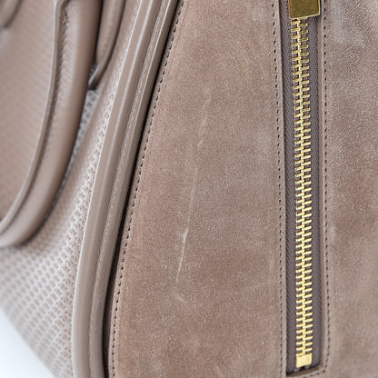 Alexander McQueen Calfskin Embossed Suede Large Heroine Tan 16 of 19