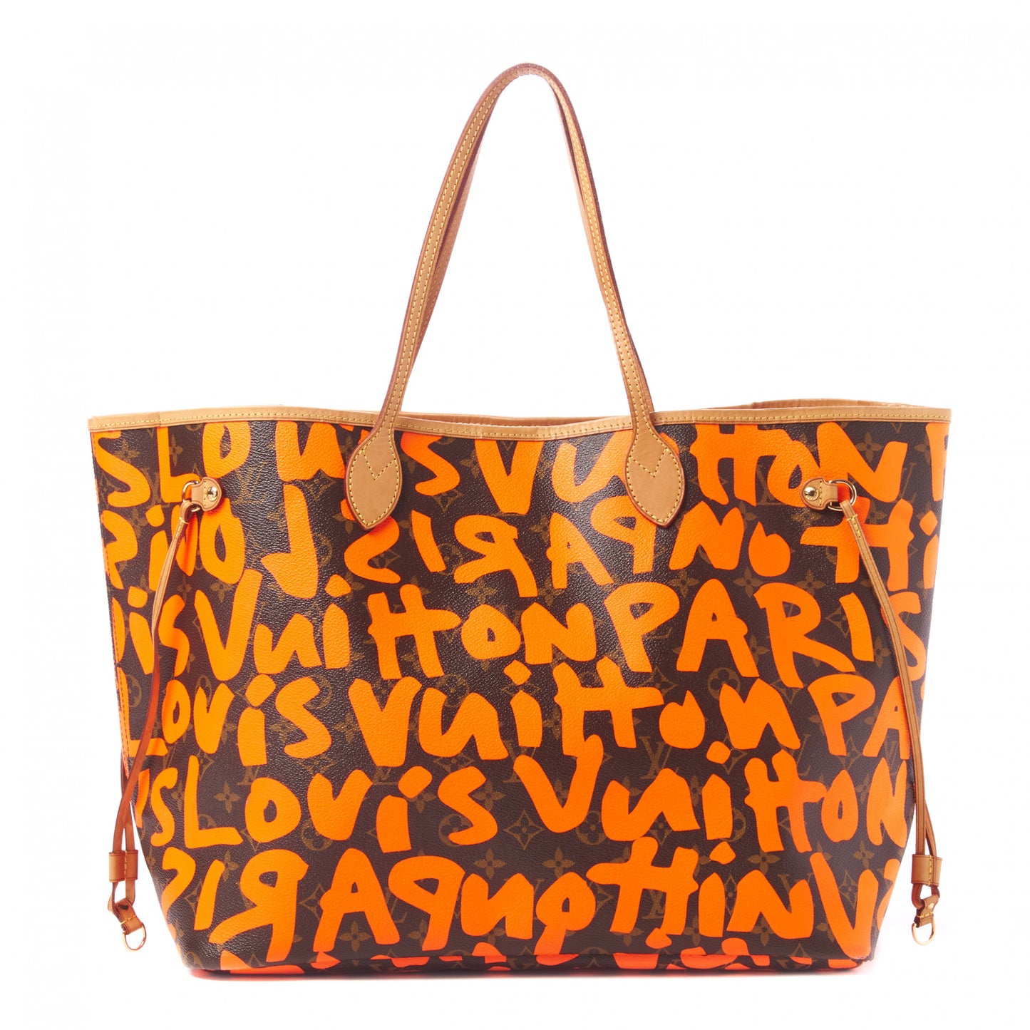 Monogram Graffiti Neverfull GM Orange