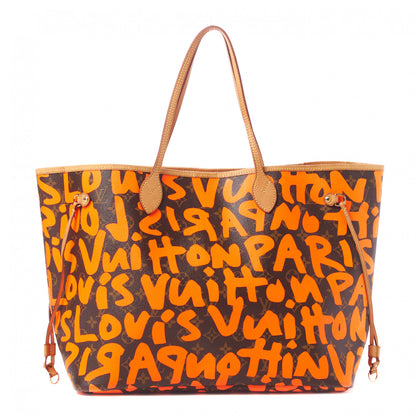 Louis Vuitton Monogram Graffiti Neverfull GM Orange 1 of 9