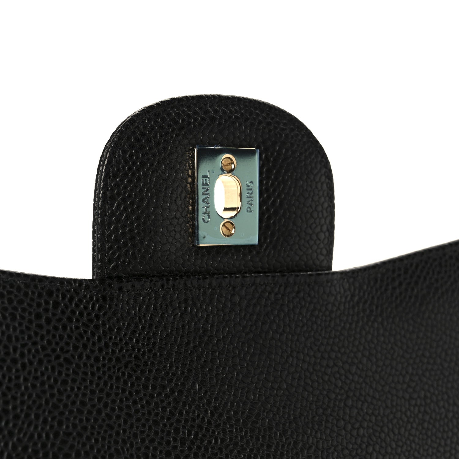 Chanel Caviar Quilted Jumbo Double Flap Black 7 of 11