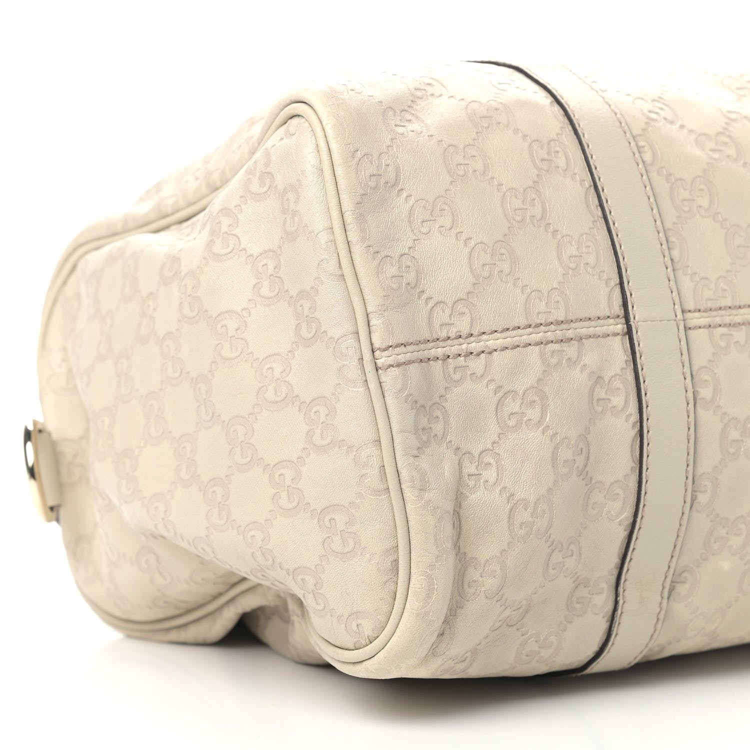 Gucci Guccissima Medium Joy Boston Off White 7 of 9