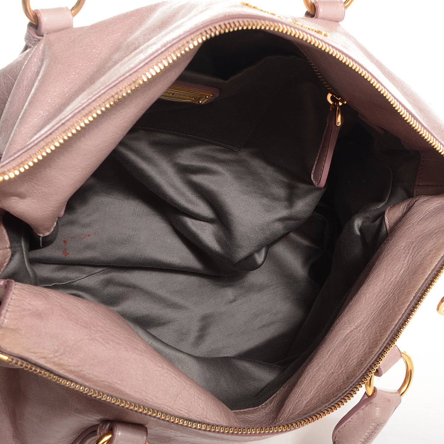 Vitello Lux Large Bow Bag Mughetto