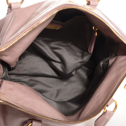 Miu Miu Vitello Lux Large Bow Bag Mughetto 6 of 11