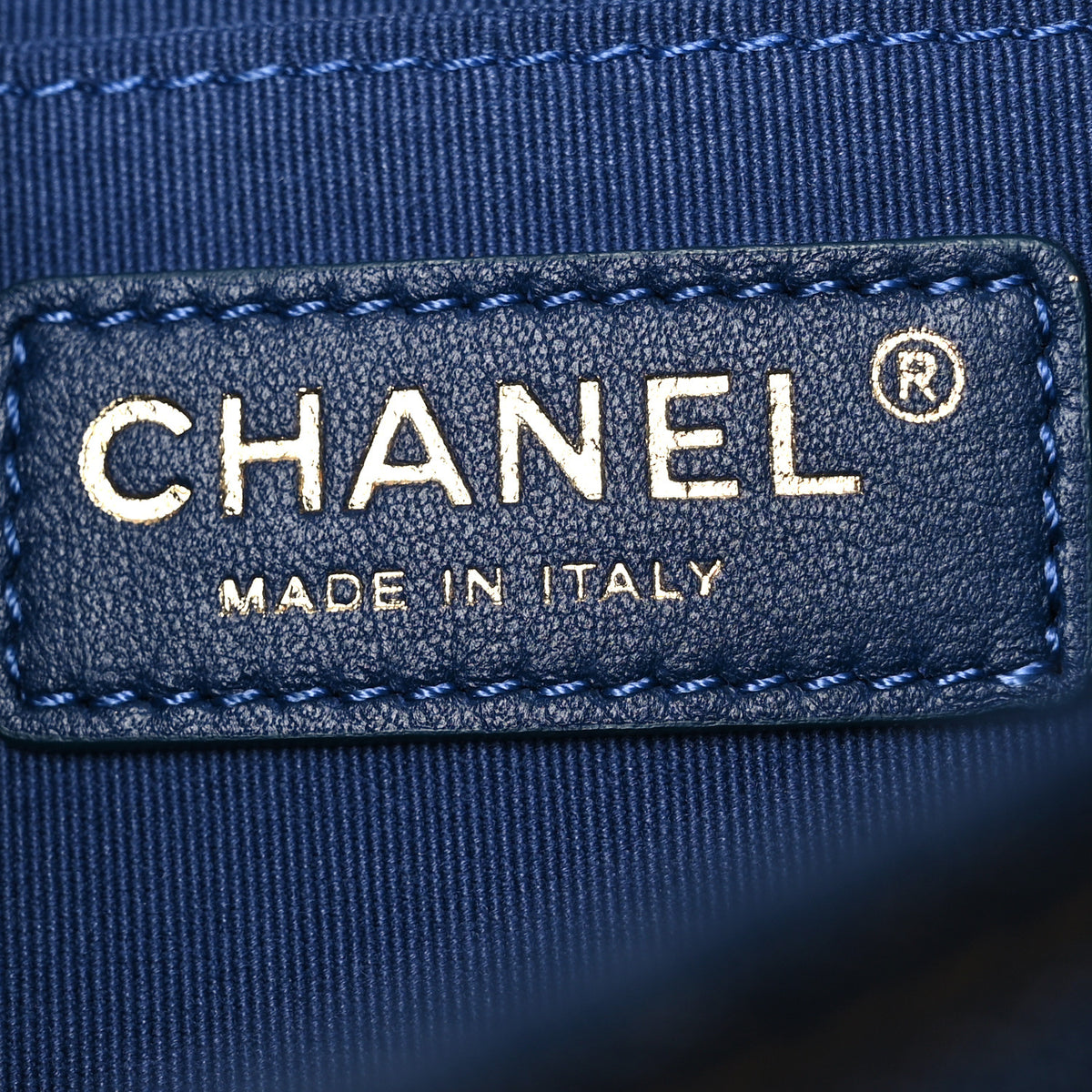 Chanel Denim Quilted Double You Backpack Blue Golden 5 of 12
