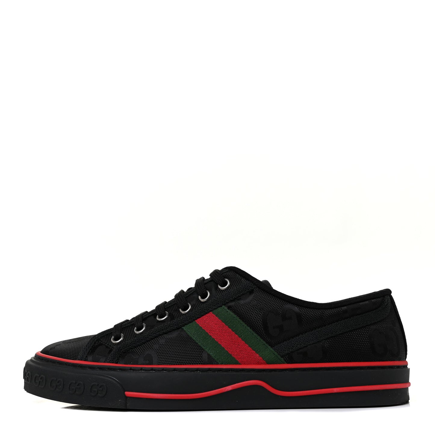 Econyl Nylon Web Monogram Off The Grid Womens 1977 Tennis Sneakers 40 Black