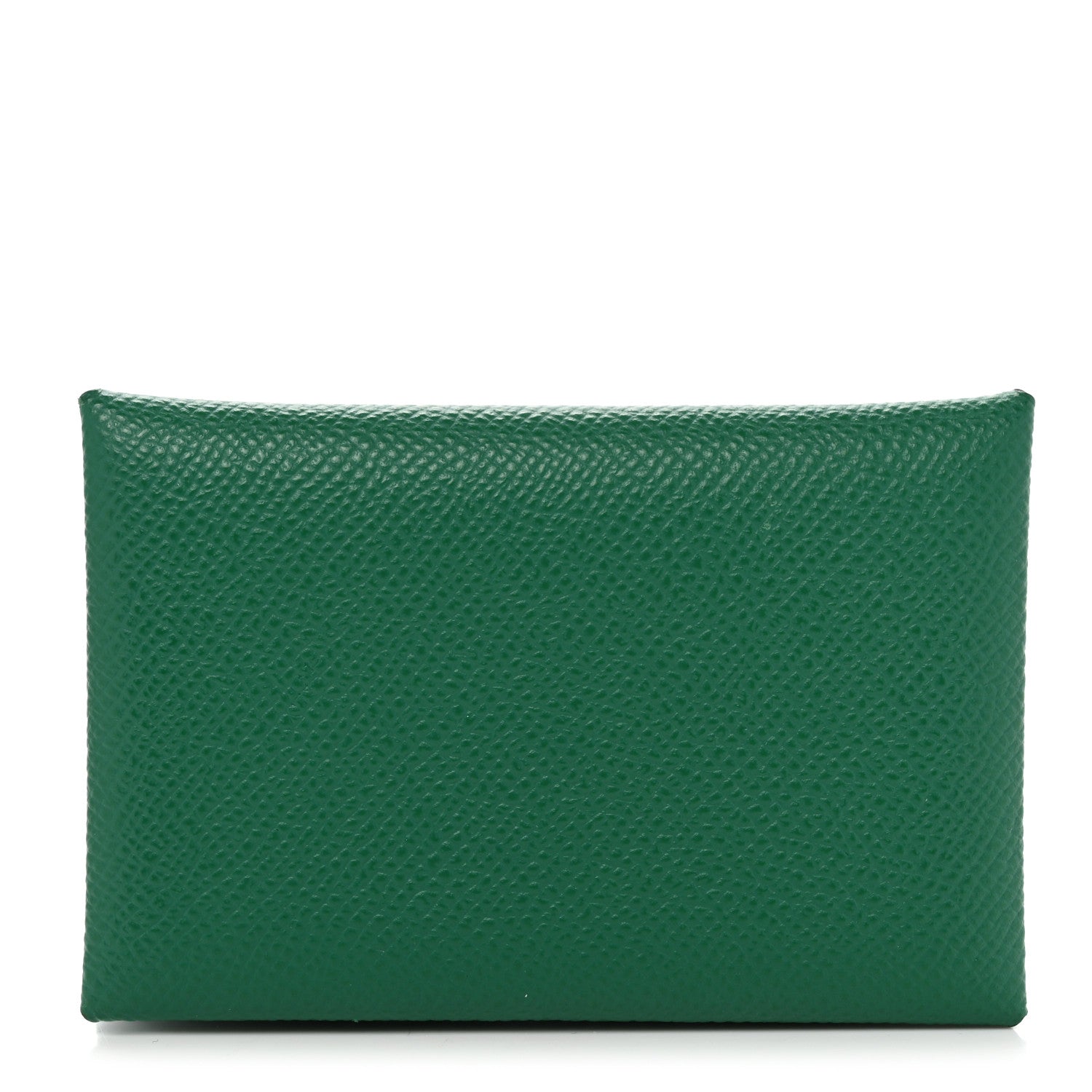 Hermes Epsom Horseshoe Calvi Card Case Vert Vertigo Rose Azalee 1 of 8