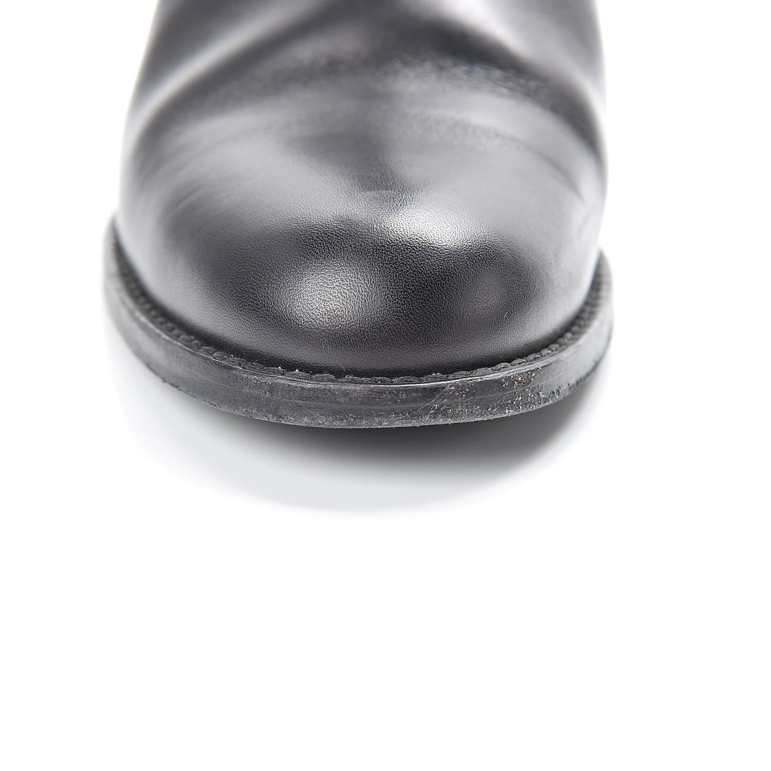 Chanel Calfskin Ascot High CC Boots 36 Black 11 of 16