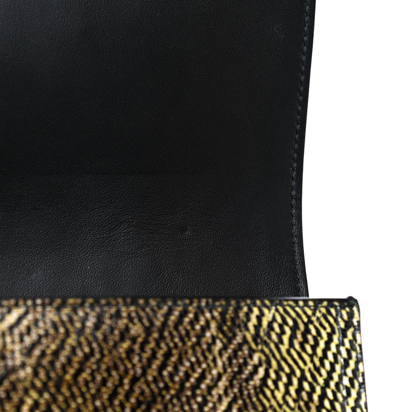 Karung Velvet Intrecciato Full-Flap Tie Clutch Crossbody