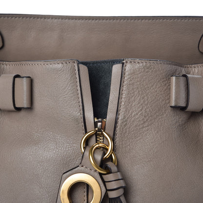 Chloe Suede Calfskin Small Owen Flap Bag Motty Grey 7 of 8