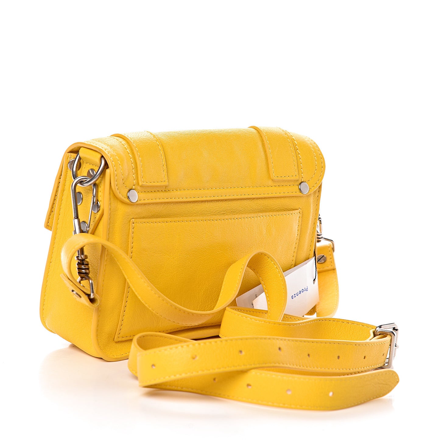Lambskin PS1 Mini Pouch Messenger Bag Lemon