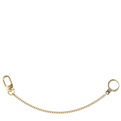 Louis Vuitton Metal Pochette Extender Key Ring Chain Gold 1 of 5