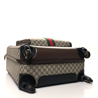 Gucci GG Supreme Monogram Web Medium Savoy Trolley Beige Ebony 3 of 9