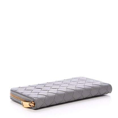 Bottega Veneta Nappa Intrecciato Zip Around Wallet Concrete 3 of 8