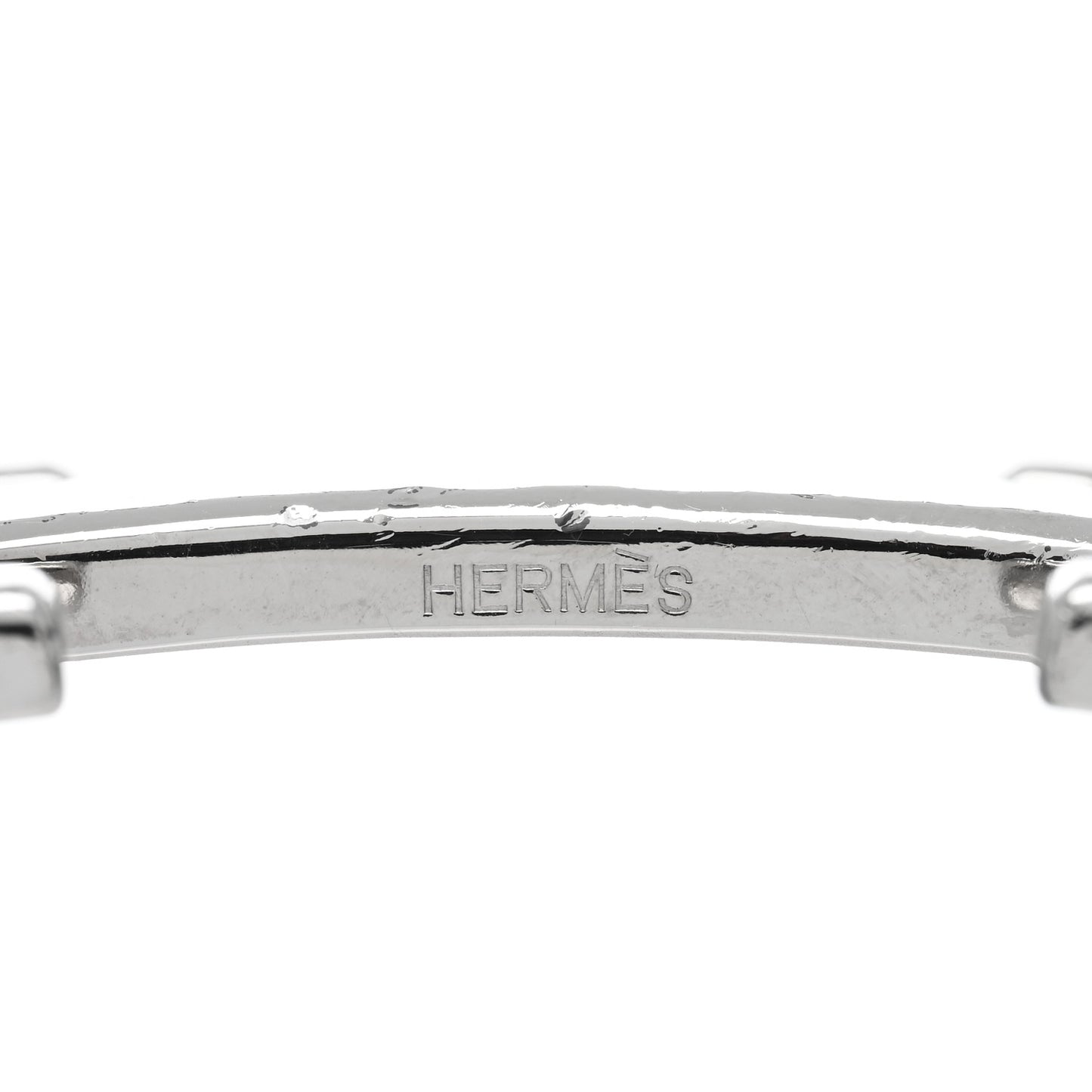 Palladium Martelee 32mm H Belt Buckle Silver