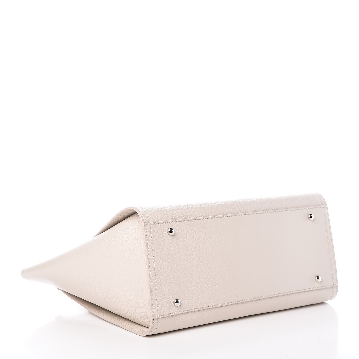 Chanel Caviar Small Studded Deauville Tote Ivory 4 of 10