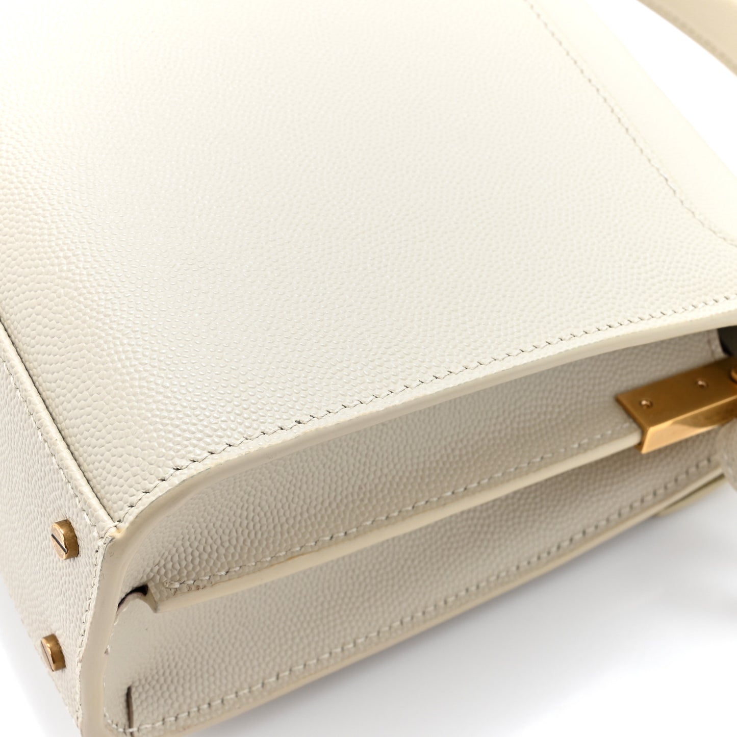 Grain de Poudre Mini Classic Monogram Cassandra Top Handle Vintage White